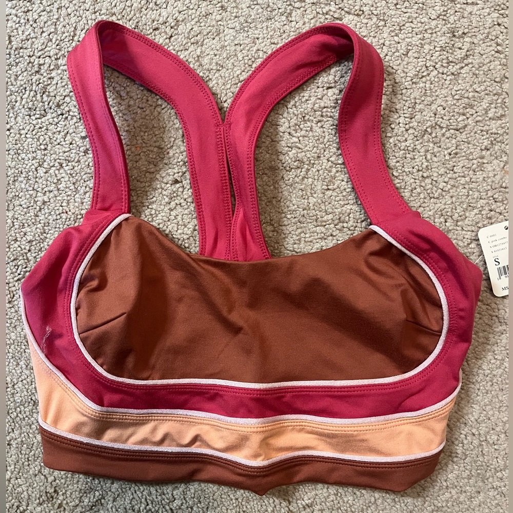 Free People Movement Pink Sports Bra